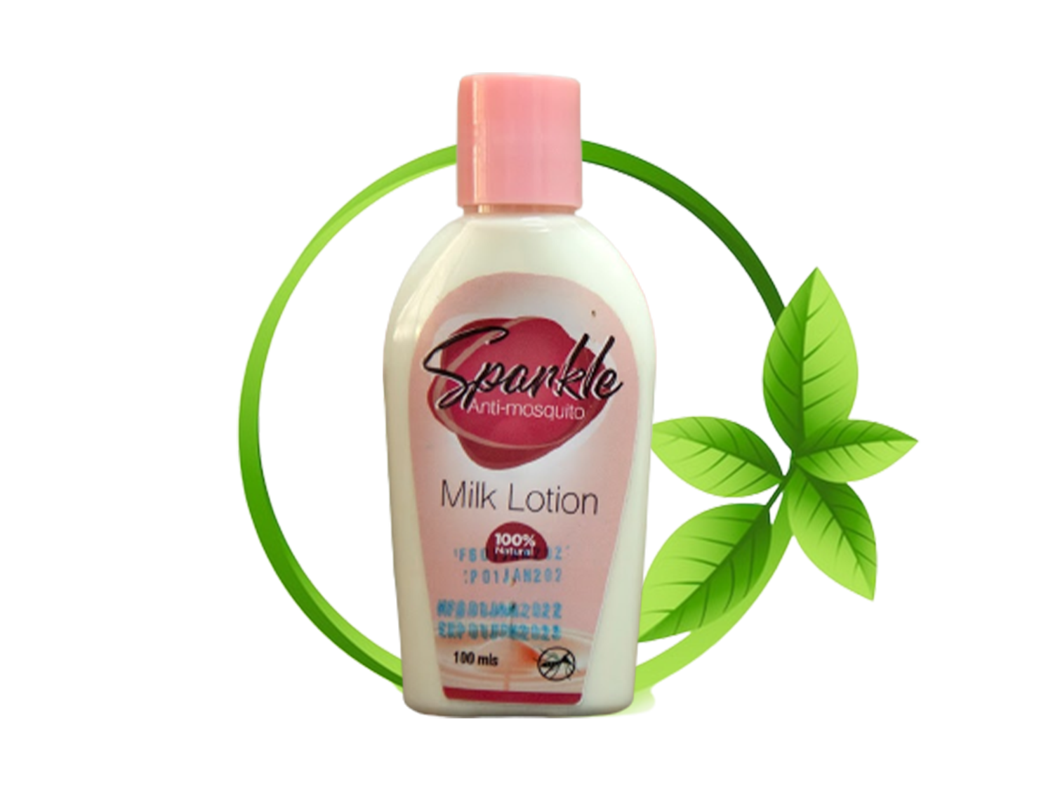 Sparkle body applied mosquito repellent
